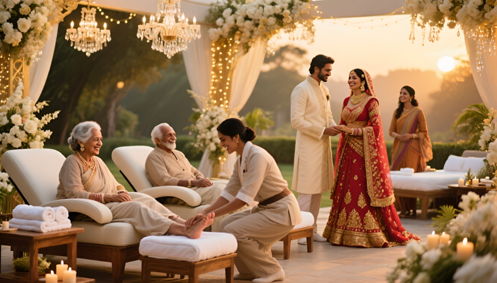 Creating a Luxury Wedding Experience with Mobile Spa Services